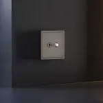 Накладка для розетки телевизионной оконечной TV+SAT S70 (капучино) Voltum VLS001614