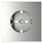 Накладка для розетки с заземлением S70 (сталь) Voltum VLS000605