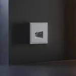 Накладка для розетки TV+RJ45 кат. 6 S70 (серый) Voltum VLS002716