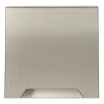 Накладка для розетки с заземлением, защитными шторками и крышкой, S70 Metal (никель)