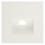 Накладка для розетки компьютерной RJ45 кат.6 S70 (хлопок) Voltum VLS001313