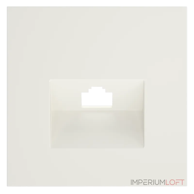 Накладка для розетки компьютерной RJ45 кат.6 S70 (хлопок) Voltum VLS001313