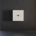 Накладка для розетки компьютерной RJ45 кат.6 S70 (хлопок) Voltum VLS001313