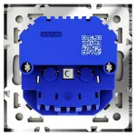 Розетка встраиваемая Voltum S70 с заземлением и защитными шторками 16А с USB A+С VLS040504 от ImperiumLoft