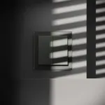 Перекрестный переключатель встраиваемый S70 двухклавишный 10А (титан) Voltum VLS020506