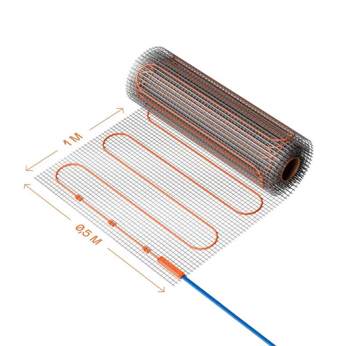 Нагревательный мат Voltum 150 Вт/м 1 м 05 м2 VLT01-150-0.5 от ImperiumLoft