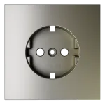 Накладка для розетки с заземлением S70 (шелк) Voltum VLS000604