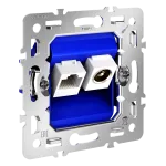 Механизм розетки TV+RJ45 кат. 6 S70 Voltum VLS0607M