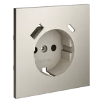 Накладка для розетки с заземлением и защитными шторками с USB A+C S70 (кашемир) Voltum VLS001003