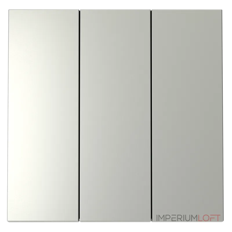 Клавиши для выключателя/переключателя трехклавишного S70 (сталь) Voltum VLS000505