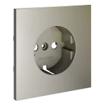 Накладка для розетки с заземлением S70 (шелк) Voltum VLS000604