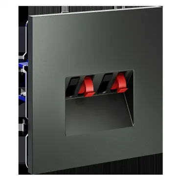 Розетка акустическая встраиваемая Voltum S70 4-местная VLS060306