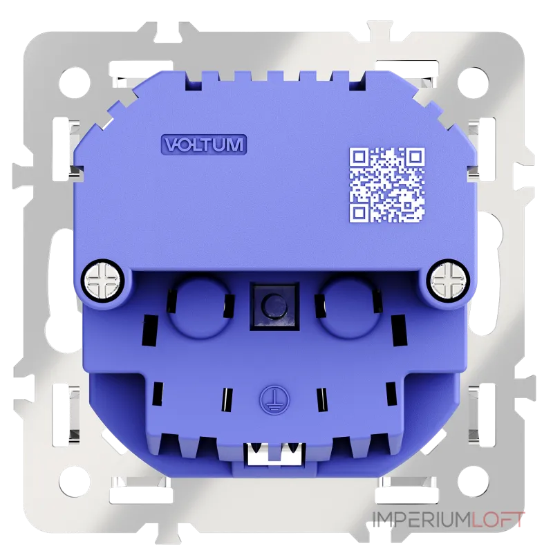 Механизм розетки с заземлением и защитными шторками 16А с USB A+C S70 Voltum VLS0405M Механизм розетки с заземлением и защитными шторками 16А с USB A+C S70 Voltum VLS0405M