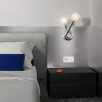 Накладка для розетки с заземлением и защитными шторками с USB A+C S70 (хлопок) Voltum VLS001013