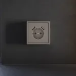Накладка для розетки с заземлением и защитными шторками с USB A+A S70 (капучино) Voltum VLS000914