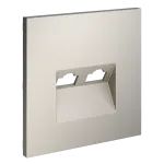 Накладка для розетки компьютерной двойной RJ45+RJ45 кат.6 S70 (кашемир) Voltum VLS001403