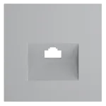 Накладка для розетки компьютерной RJ45 кат.6 S70 (серый) Voltum VLS001316