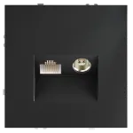 Розетка телевизионная встраиваемая S70 TV+RJ45 кат. 6 (графит) Voltum VLS060707