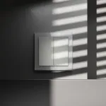 Перекрестный переключатель встраиваемый S70 двухклавишный 10А (сталь) Voltum VLS020505
