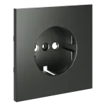 Накладка для розетки с заземлением S70 (титан) Voltum VLS000606