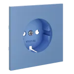 Накладка для розетки с заземлением S70 (деним) Voltum VLS000615