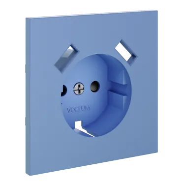 Накладка для розетки с заземлением и защитными шторками с USB A+A S70 (деним) Voltum VLS000915 Накладка для розетки с заземлением и защитными шторками с USB A+A S70 (деним) Voltum VLS000915