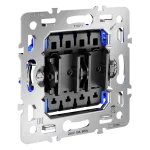 Механизм перекрестного переключателя двухклавишного 10А S70 Voltum VLS0205M