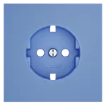 Накладка для розетки с заземлением S70 (деним) Voltum VLS000615