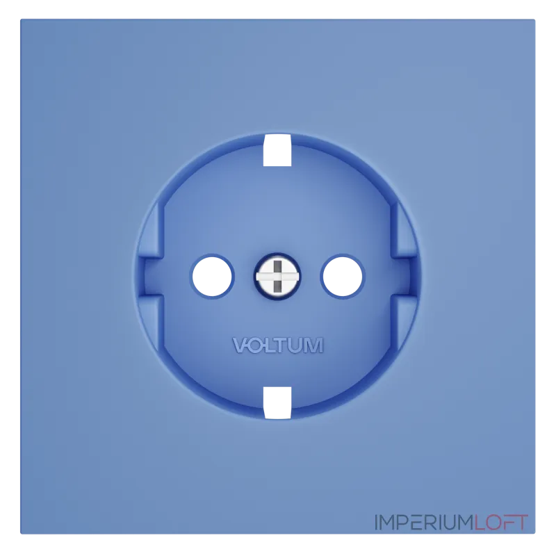 Накладка для розетки с заземлением S70 (деним) Voltum VLS000615 Накладка для розетки с заземлением S70 (деним) Voltum VLS000615