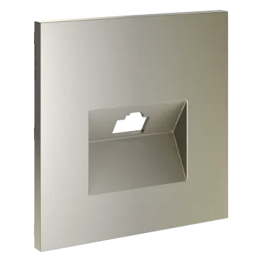 Накладка для розетки компьютерной RJ45 кат.6 S70 (шелк) Voltum VLS001304
