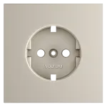 Накладка для розетки с заземлением S70 (кашемир) Voltum VLS000603