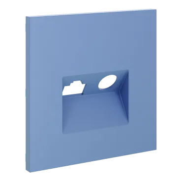 Накладка для розетки TV+RJ45 кат. 6 S70 (деним) Voltum VLS002715