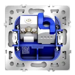 Розетка телевизионная встраиваемая S70 TV+RJ45 кат. 6 (белый матовый) Voltum VLS060702