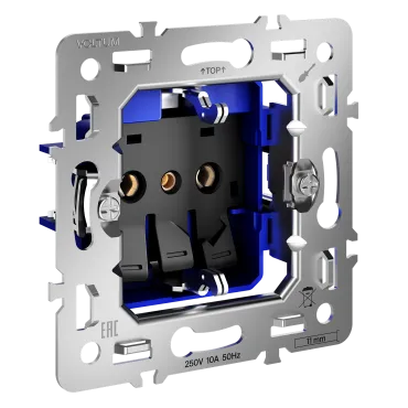 Механизм розетки с заземлением 16А S70 Voltum VLS0401M