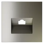 Накладка для розетки компьютерной RJ45 кат.6 S70 (шелк) Voltum VLS001304