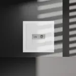 Розетка телевизионная встраиваемая S70 TV+RJ45 кат. 6 (белый матовый) Voltum VLS060702