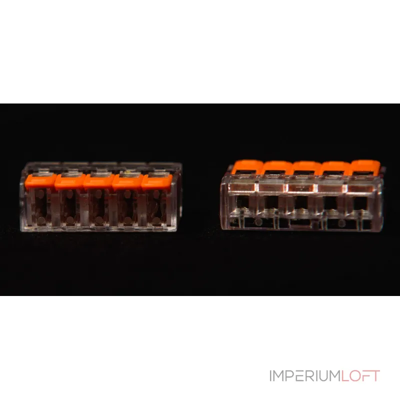 Коннектор WattMe CMK - 221-615 клемма 5-проводная от ImperiumLoft Коннектор WattMe CMK - 221-615 клемма 5-проводная от ImperiumLoft
