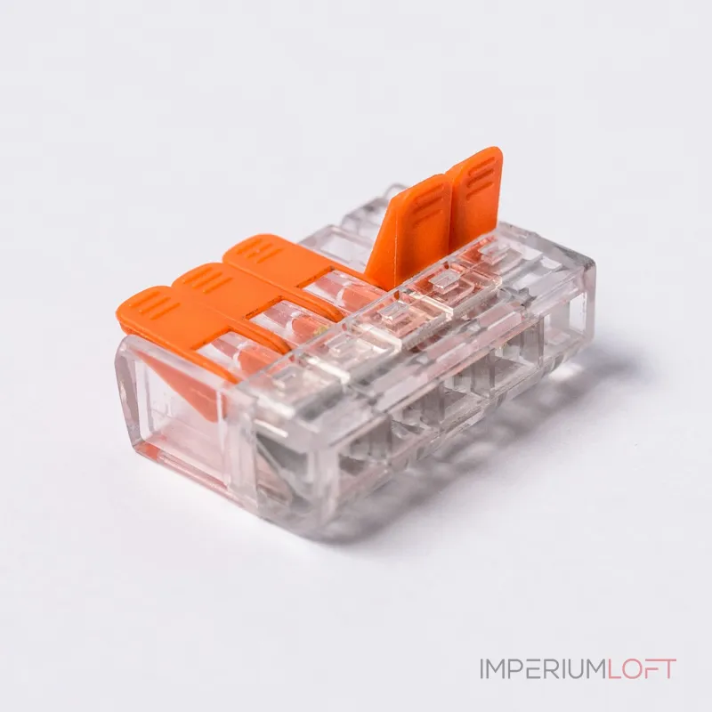 Коннектор WattMe CMK - 221-615 клемма 5-проводная от ImperiumLoft Коннектор WattMe CMK - 221-615 клемма 5-проводная от ImperiumLoft