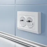 Розетка двойная с заземлением Werkel W1172001