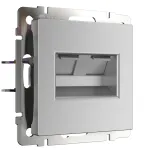 Розетка двойная Ethernet RJ-45 Werkel W1181106