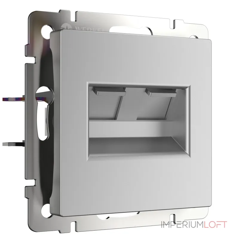 Розетка двойная Ethernet RJ-45 Werkel W1181106