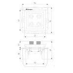 Акустическая розетка Werkel W1185006