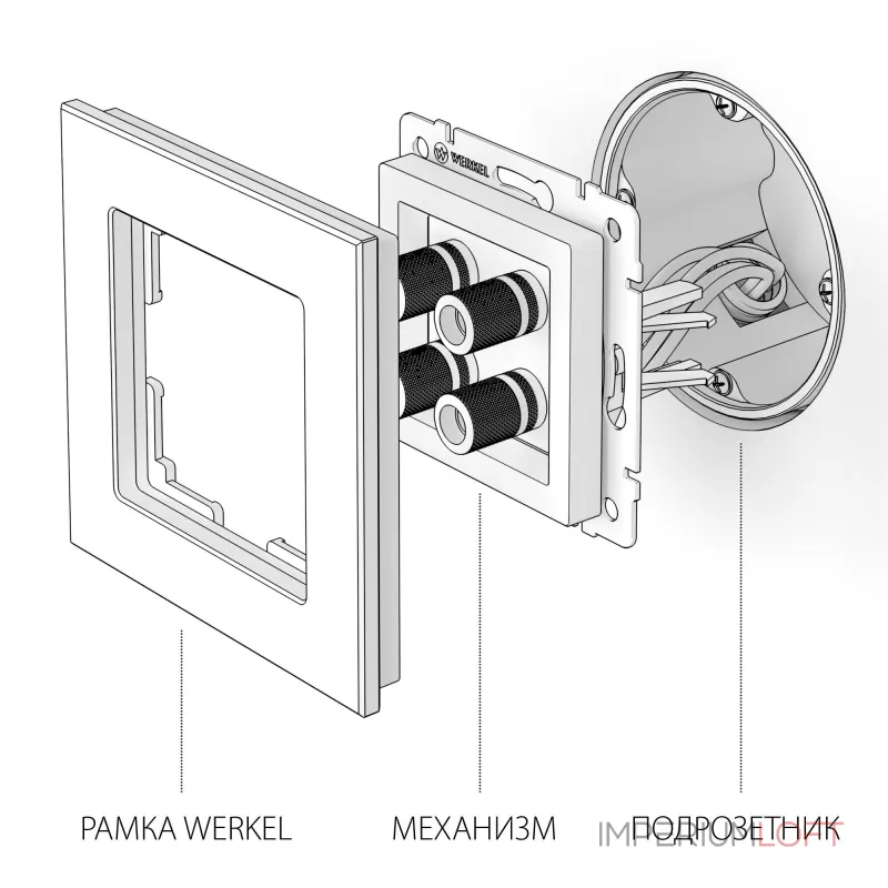 Акустическая розетка Werkel W1185006 Акустическая розетка Werkel W1185006