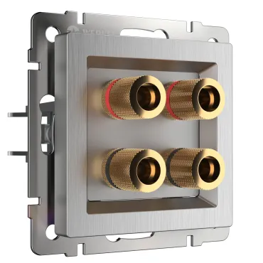 Акустическая розетка Werkel WL09-AUDIOx4 Акустическая розетка Werkel WL09-AUDIOx4