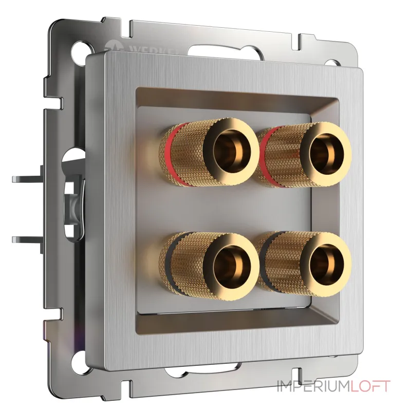 Акустическая розетка Werkel WL09-AUDIOx4 Акустическая розетка Werkel WL09-AUDIOx4