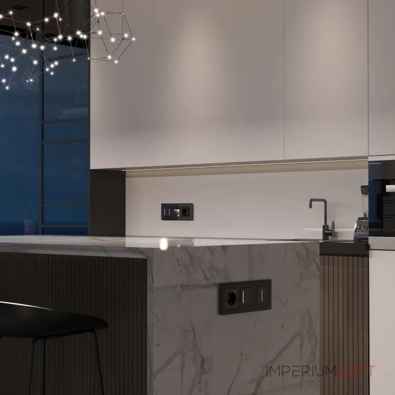 Сенсорный выключатель одноклавишный с подсветкой Werkel a063601 от ImperiumLoft Сенсорный выключатель одноклавишный с подсветкой Werkel a063601 от ImperiumLoft