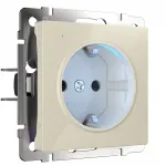 Розетка с подсветкой Werkel a054522 от ImperiumLoft