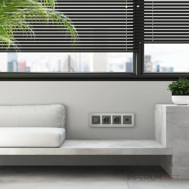 Рамка на 4 поста AluMax Werkel a066328 Рамка на 4 поста AluMax Werkel a066328