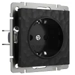 Розетка с заземлением и шторками Werkel W1271108