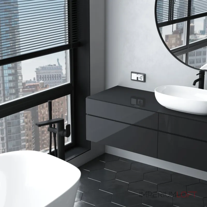 Розетка с заземлением и шторками c крышкой IP44 N Werkel W1171261